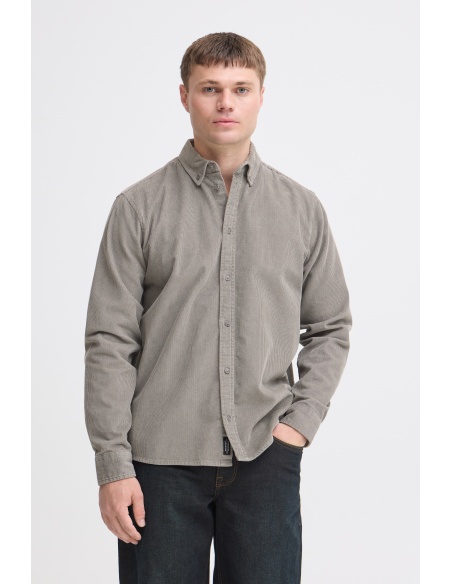 Chemise Côtelé Grise BHCOLIN BLEND - 2 | TOPS